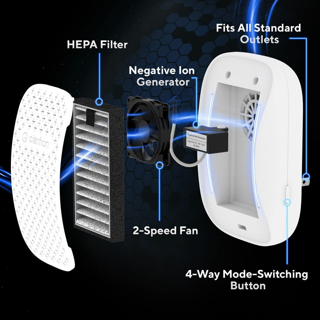 Clarifion plug in air outlet purifiers